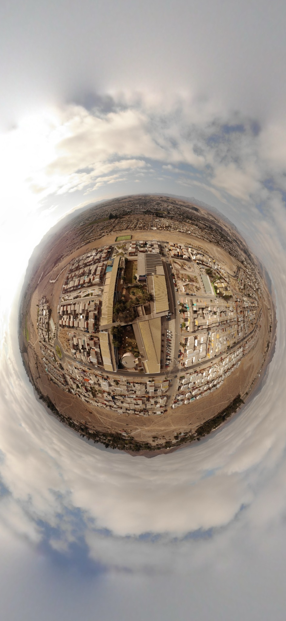Vista aérea 360 del liceo